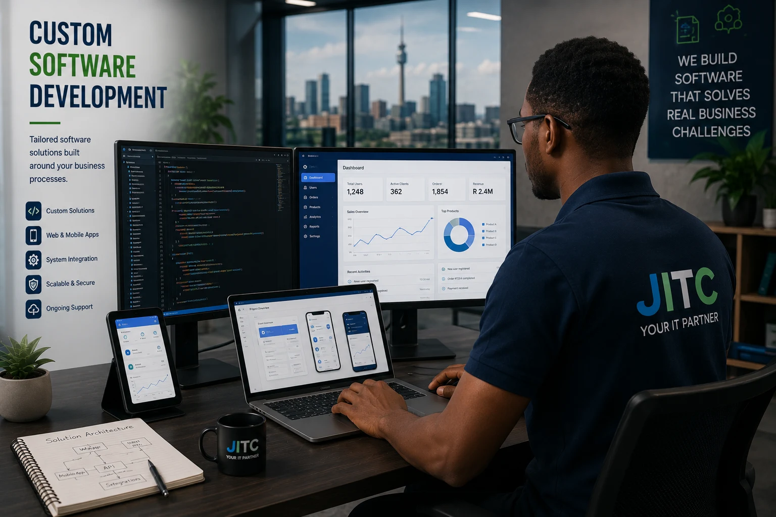 Custom software development for Johannesburg businesses